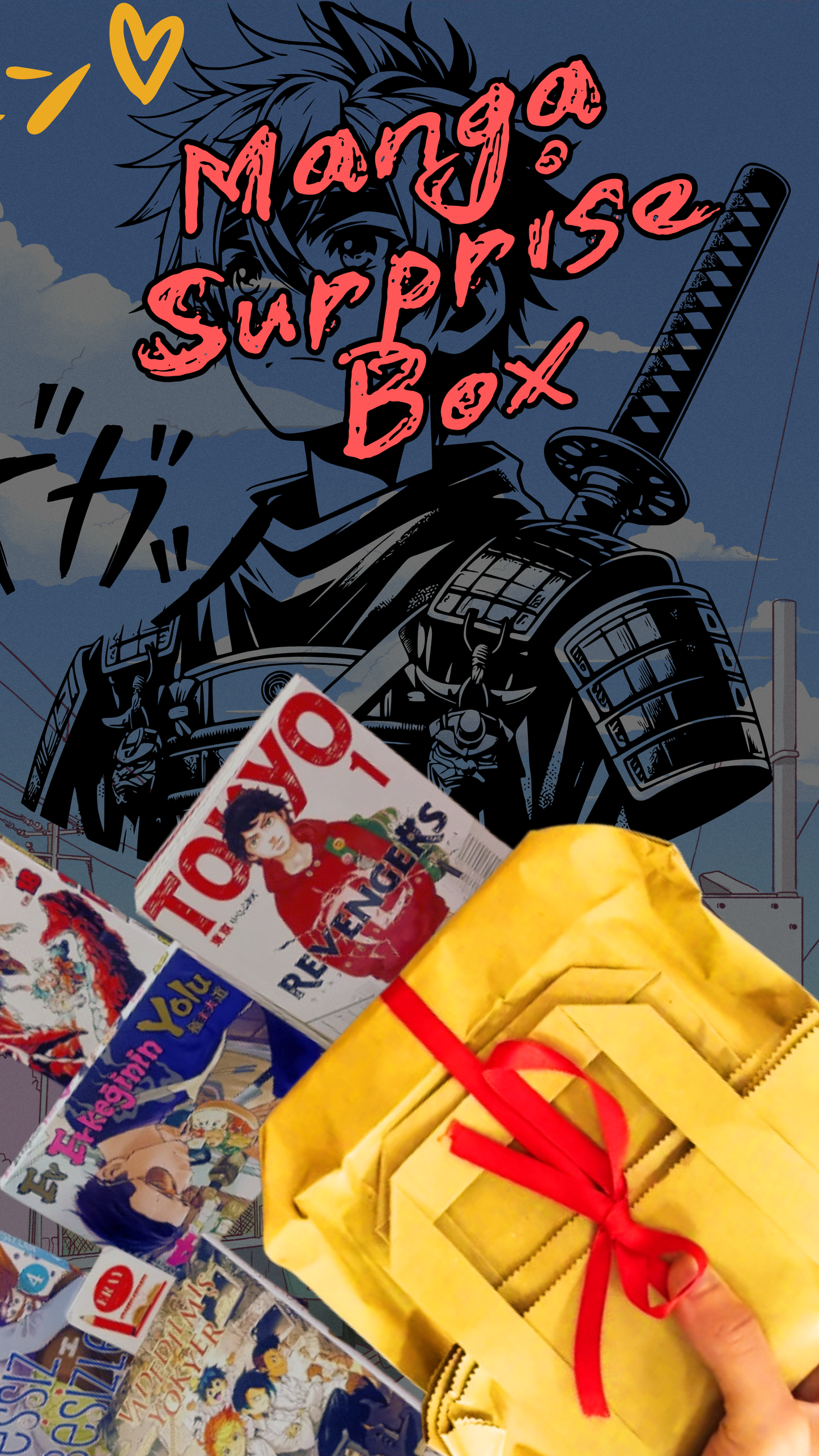 Manga Surprise Box – 3 Farklı Manga ve Koleksiyonluk Hediye İçeren Sürpriz Kutunuz!